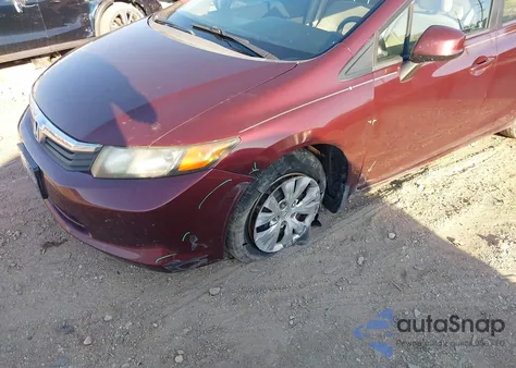2012 Honda Civic Lx from USA, damaged, VIN 19XFB2F5XCE079661